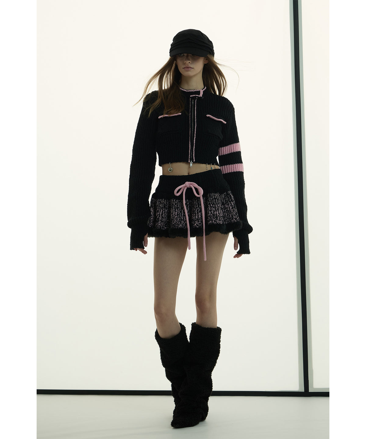 MODEL:173cm/COLOR:BLK/SIZE:F
