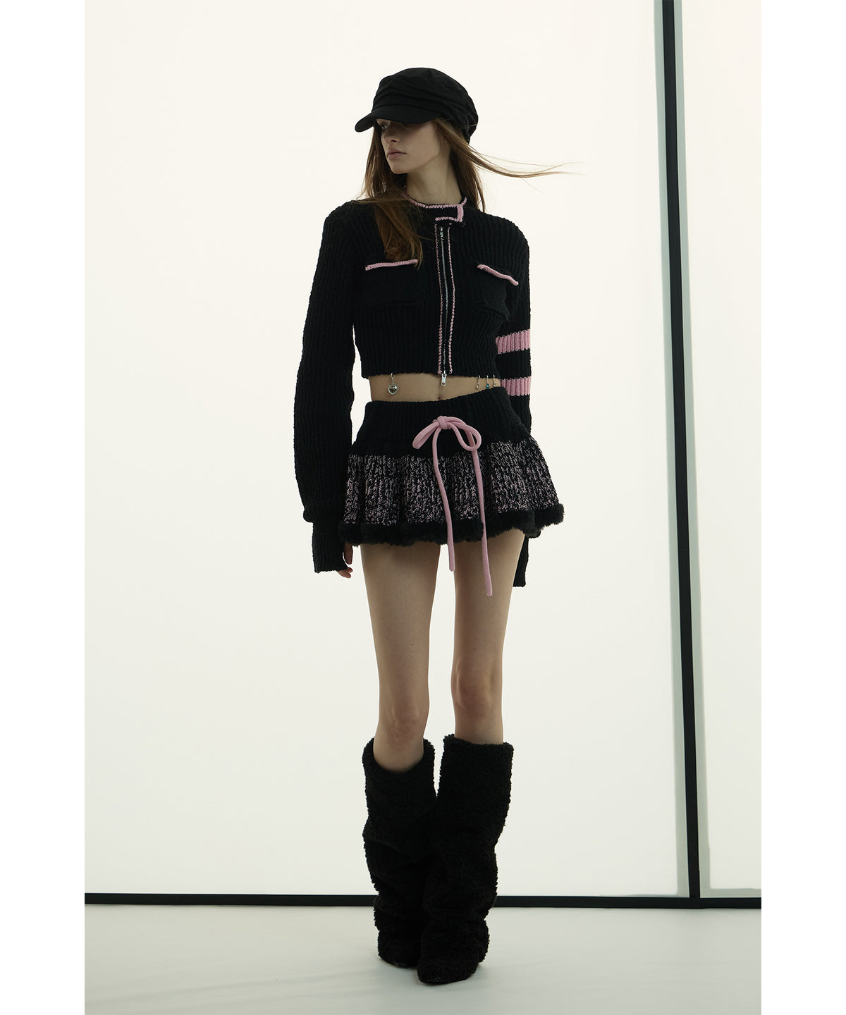 MODEL:173cm/COLOR:BLK/SIZE:F