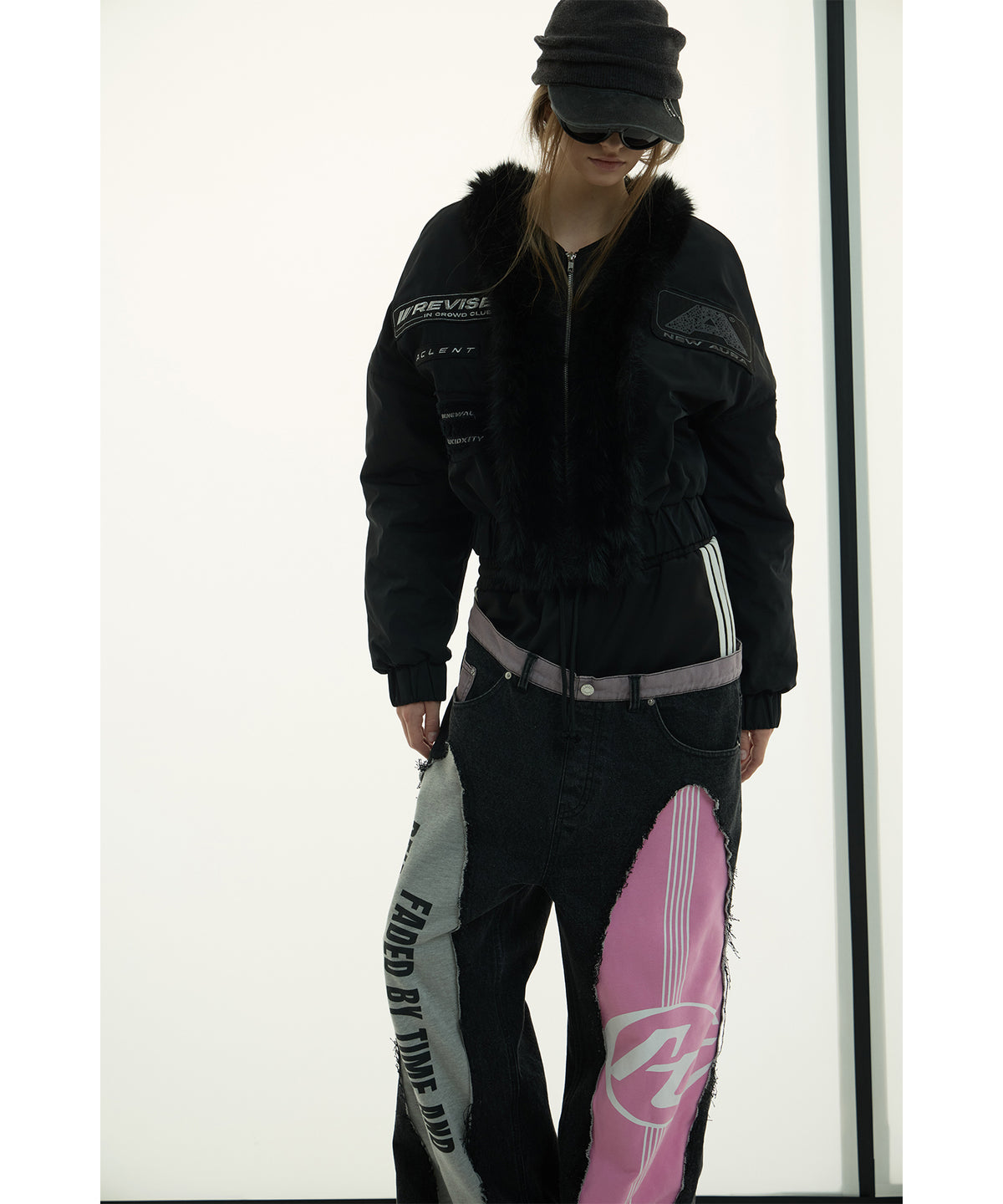 MODEL:173cm/COLOR:BLK/SIZE:F