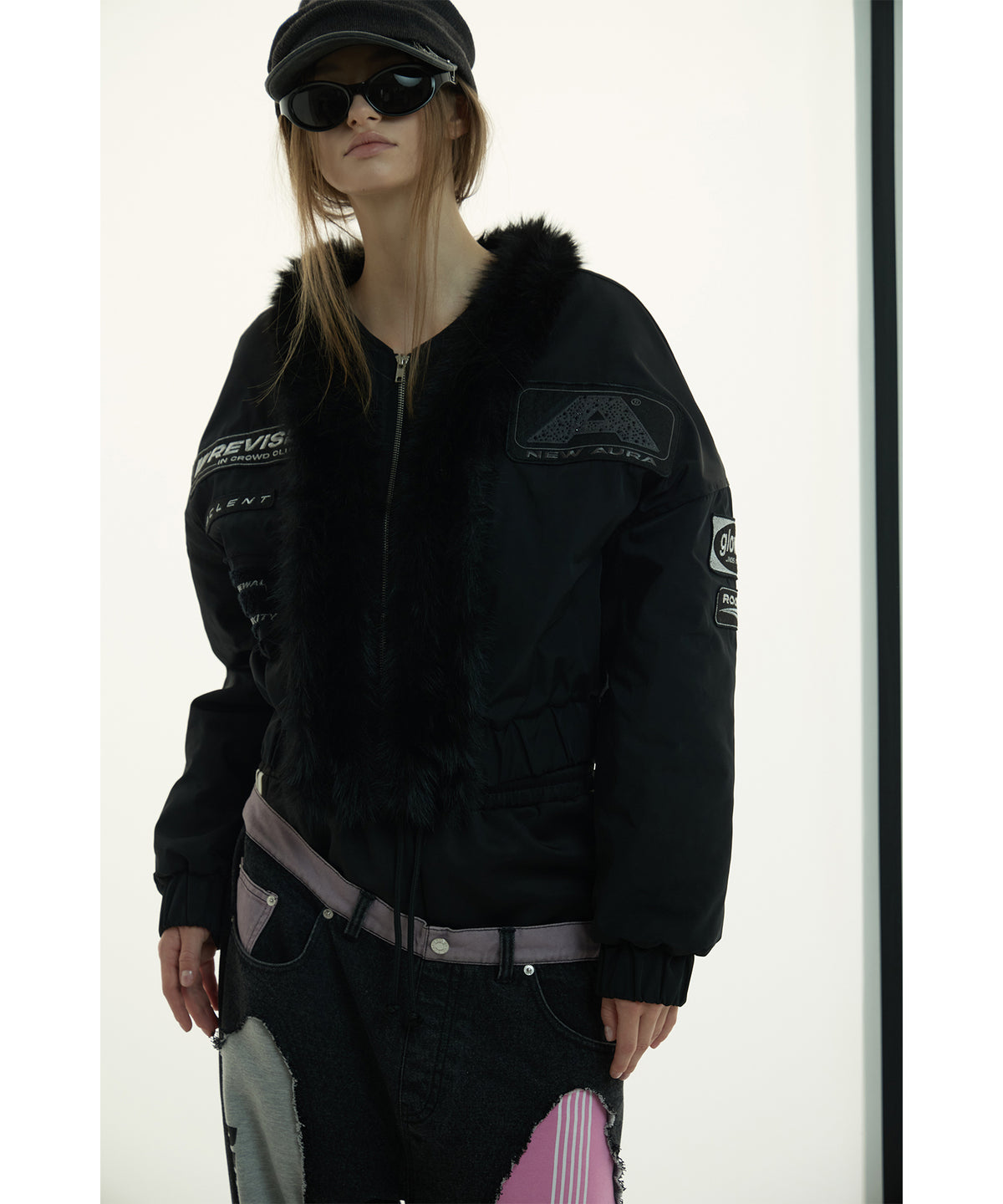 MODEL:173cm/COLOR:BLK/SIZE:F