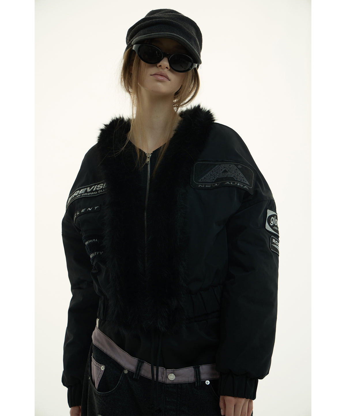 MODEL:173cm/COLOR:BLK/SIZE:F