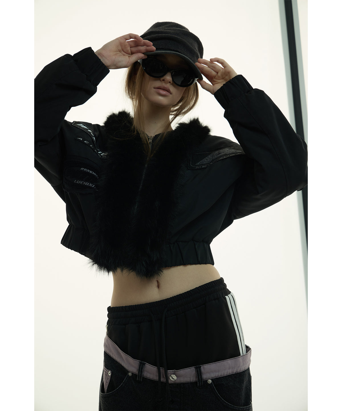 MODEL:173cm/COLOR:BLK/SIZE:F