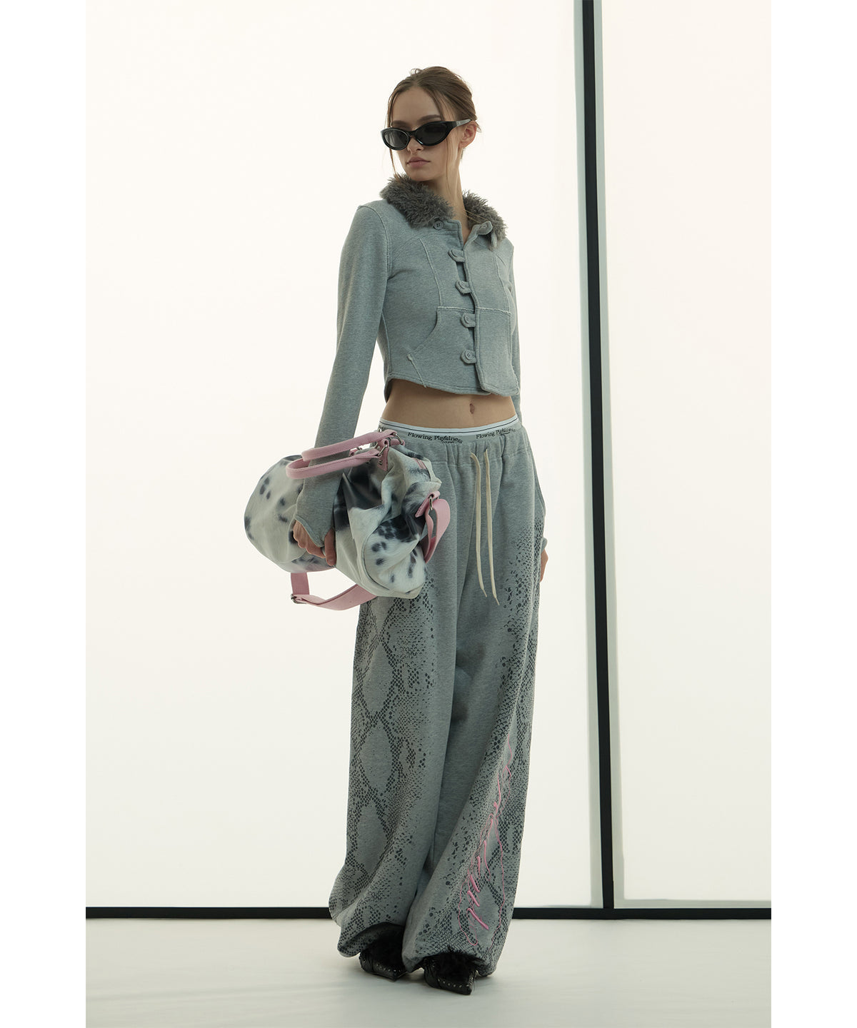MODEL:173cm/COLOR:GRY/SIZE:F
