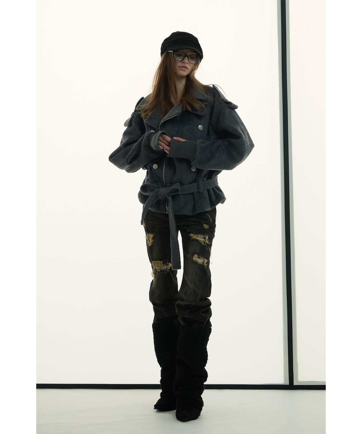 MODEL:173cm/COLOR:BLK/SIZE:M