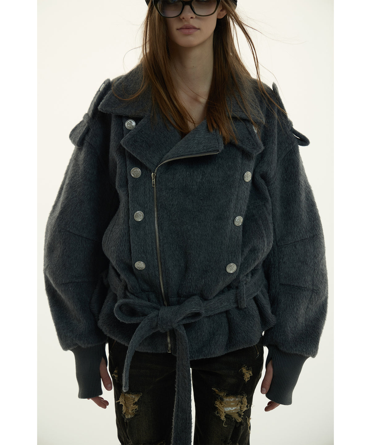 MODEL:173cm/COLOR:D/GRY/SIZE:F