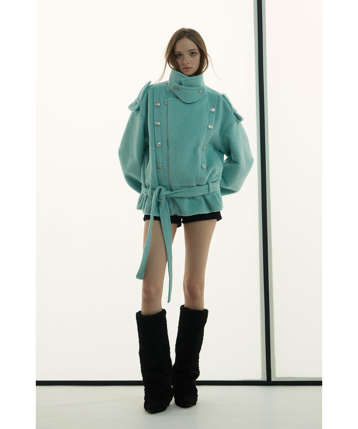 MODEL:173cm/COLOR:L/TRQ/SIZE:F