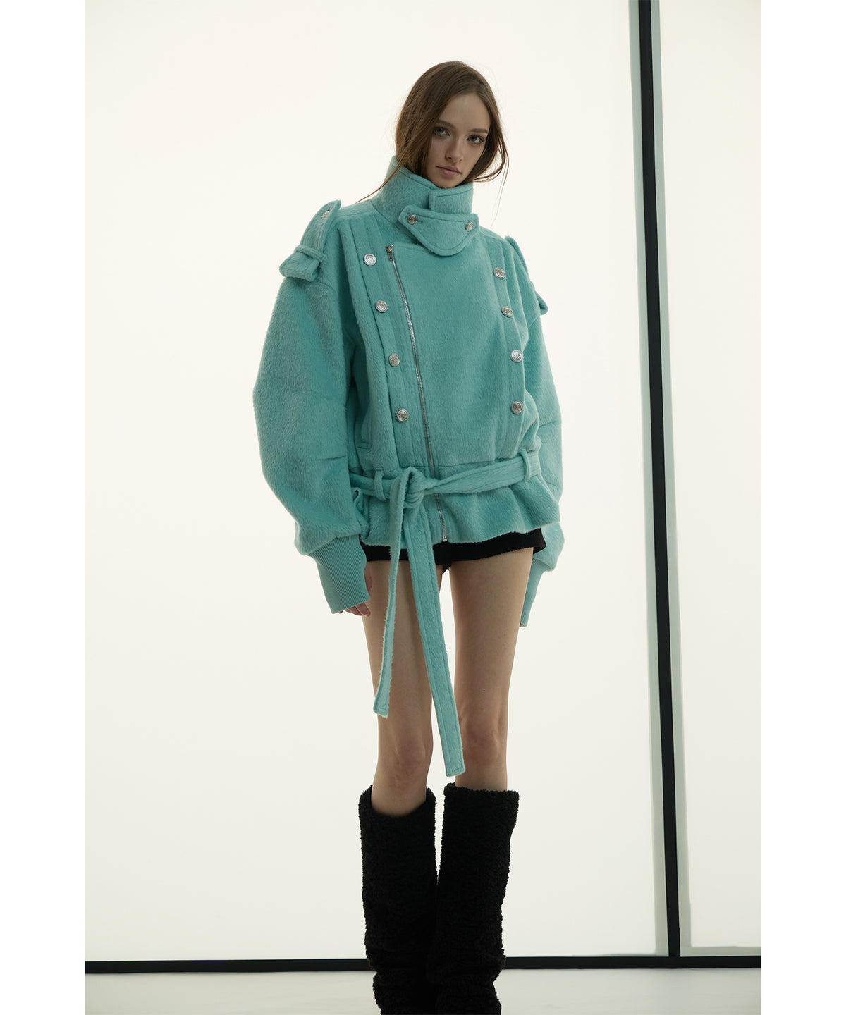 MODEL:173cm/COLOR:L/TRQ/SIZE:F