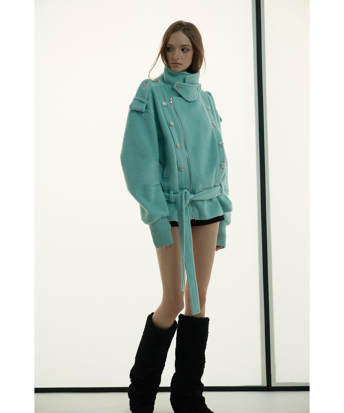 MODEL:173cm/COLOR:L/TRQ/SIZE:F