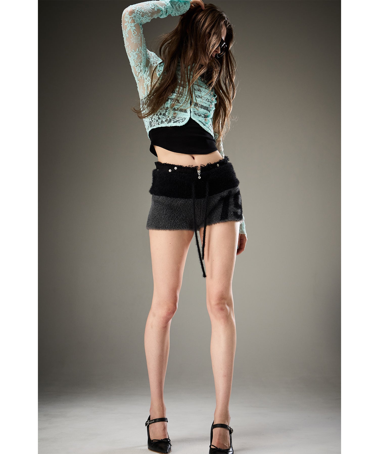MODEL:171cm/COLOR:BLK/SIZE:F