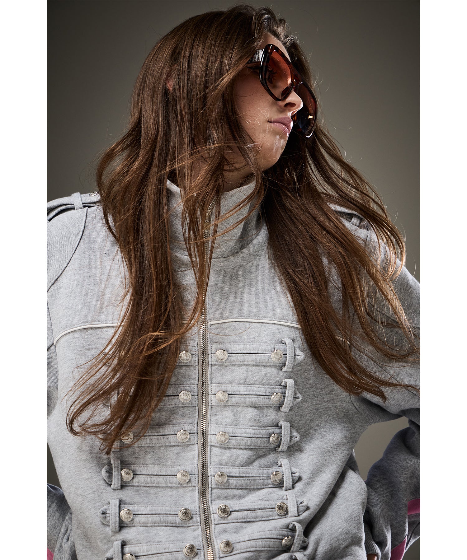 MODEL:171cm/COLOR:GRY/SIZE:F