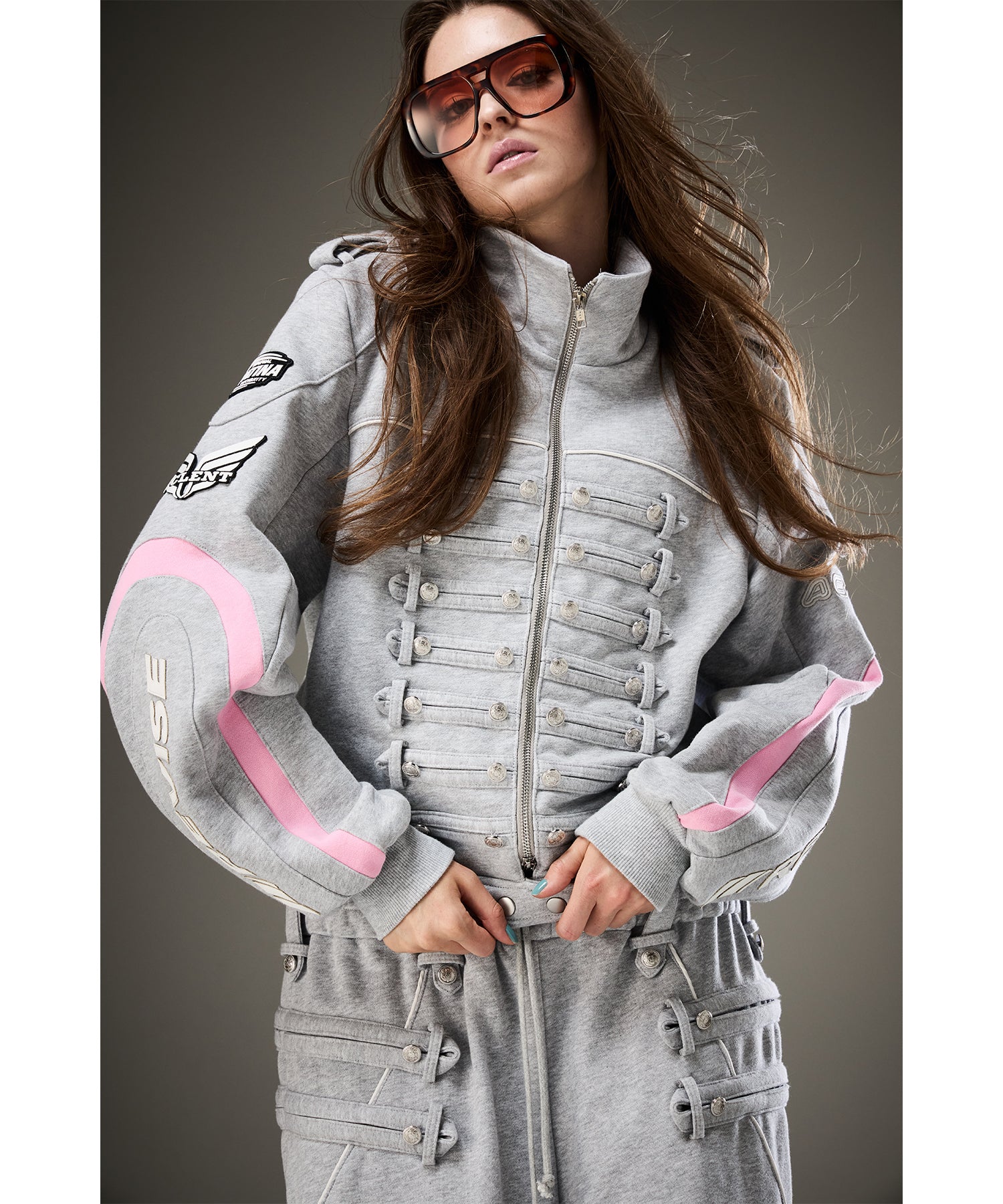 MODEL:171cm/COLOR:GRY/SIZE:F