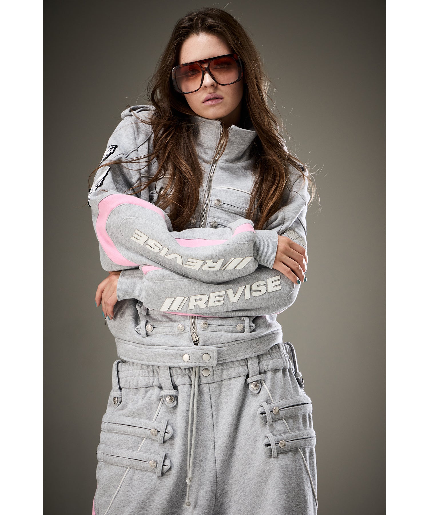 MODEL:171cm/COLOR:GRY/SIZE:F