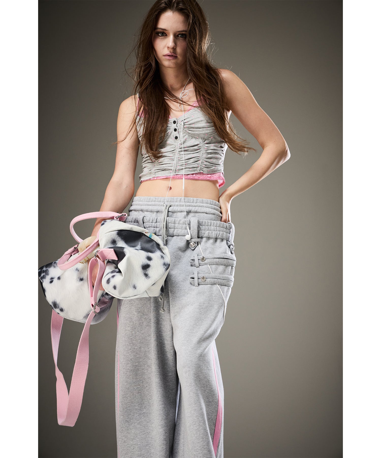 MODEL:171cm/COLOR:GRY/SIZE:F