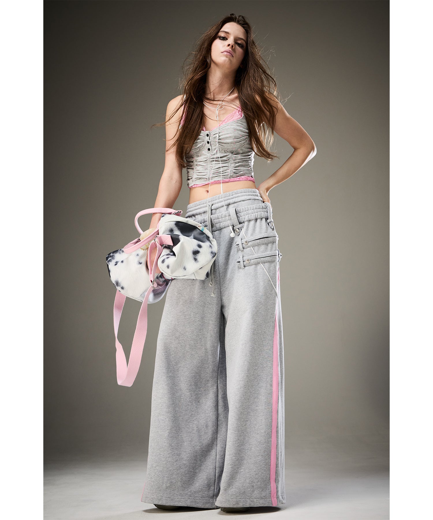 MODEL:171cm/COLOR:GRY/SIZE:F