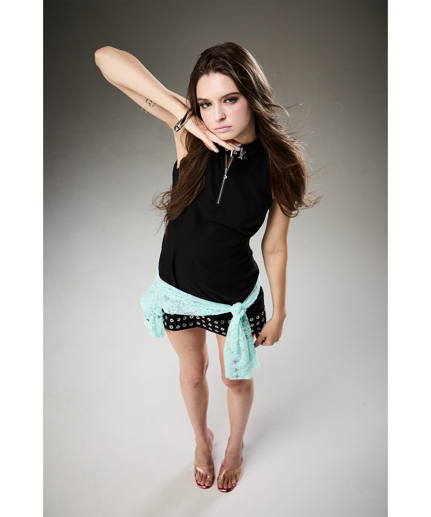 MODEL:171cm/COLOR:BLK/SIZE:F