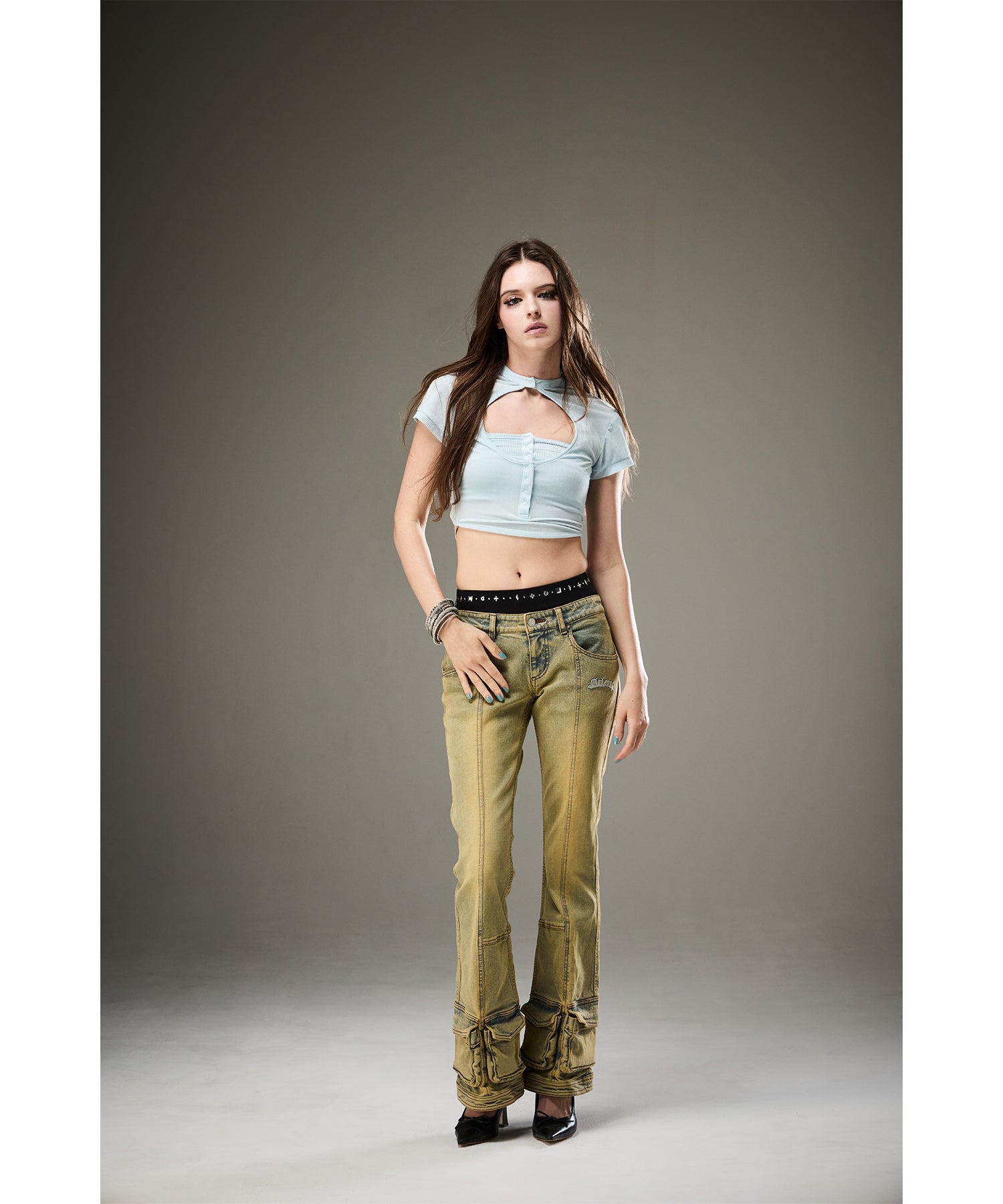 MODEL:171cm/COLOR:L/TRQ/SIZE:F