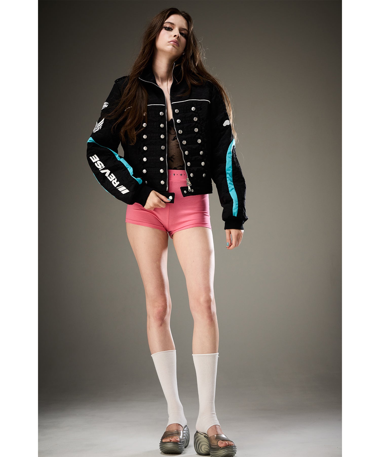 MODEL:171cm/COLOR:BLK/SIZE:F