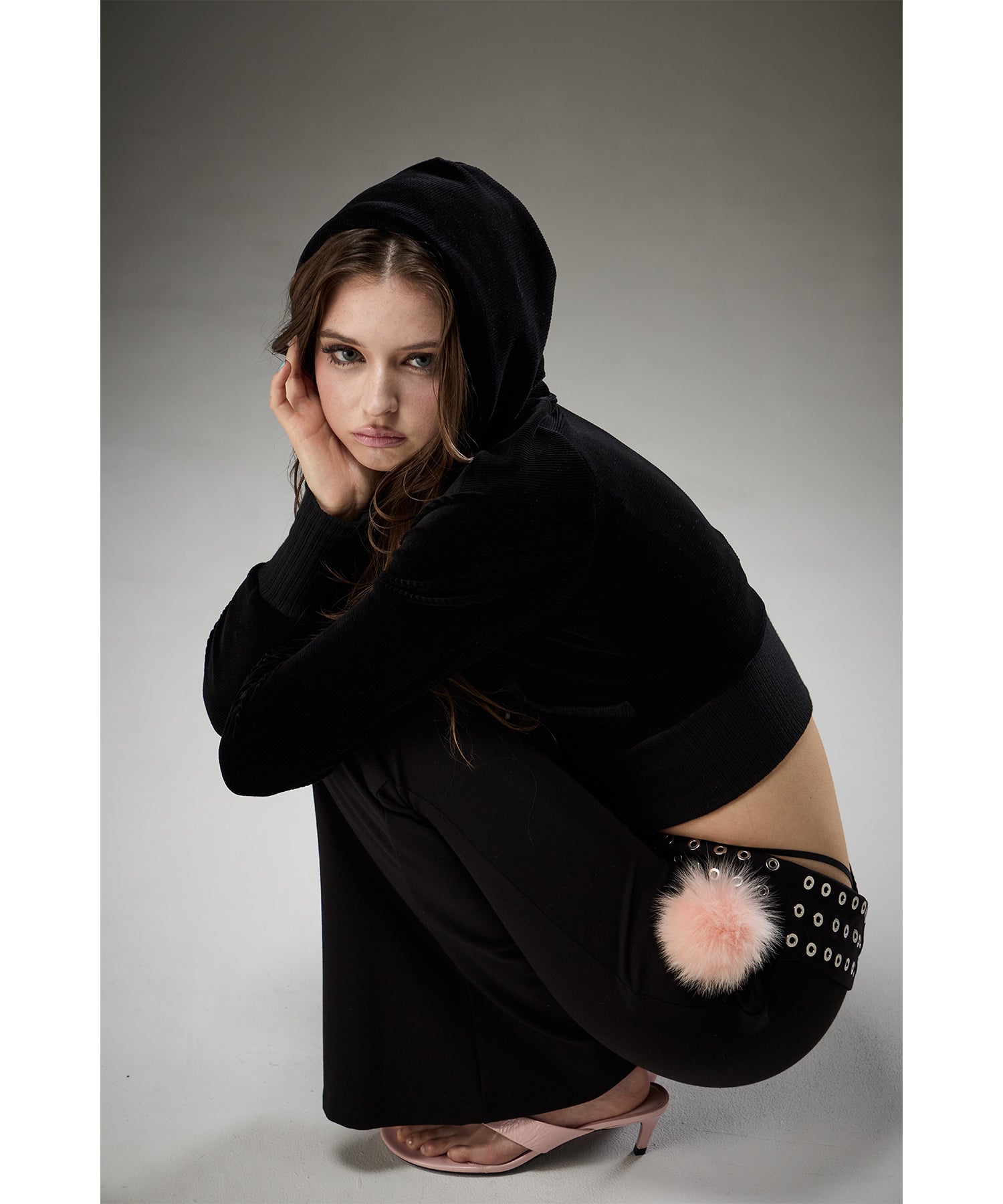 MODEL:171cm/COLOR:BLK/SIZE:F