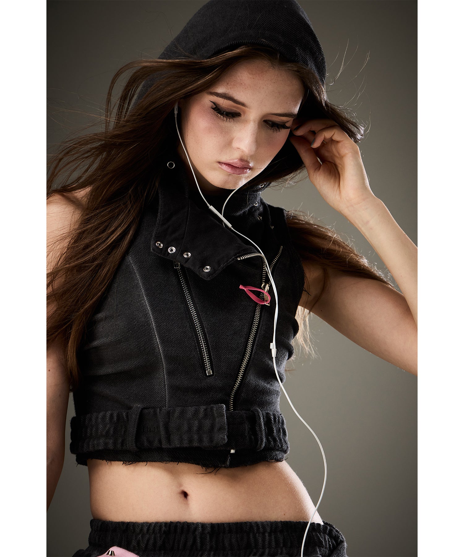 MODEL:171cm/COLOR:BLK/SIZE:F