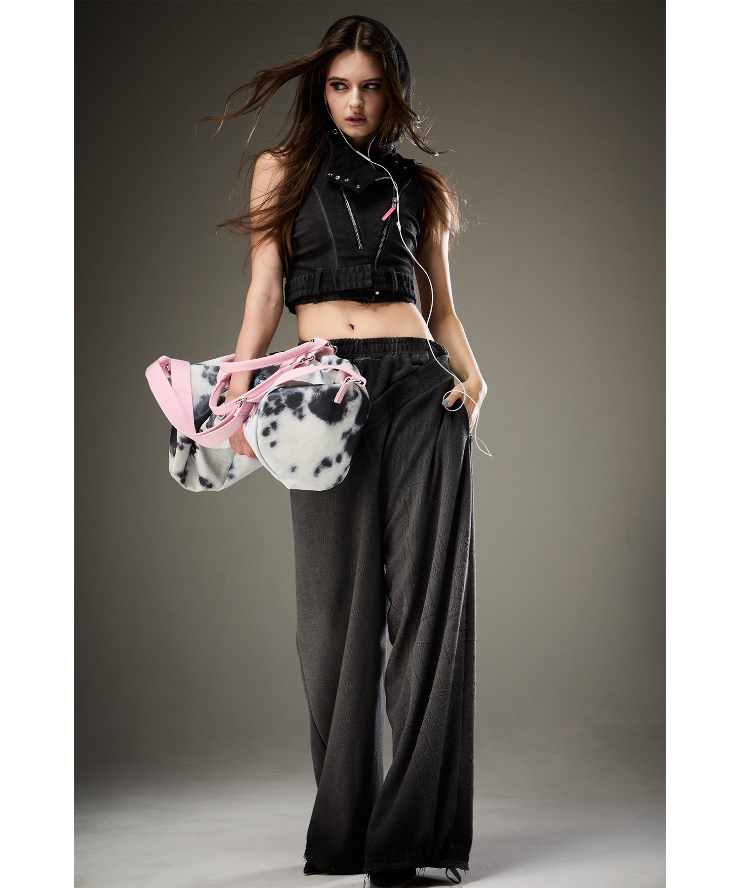 MODEL:171cm/COLOR:BLK/SIZE:F