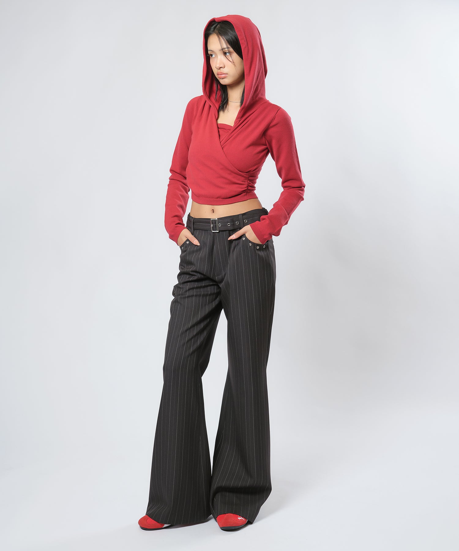 MODEL:170cm/COLOR:BLACK/SIZE:M