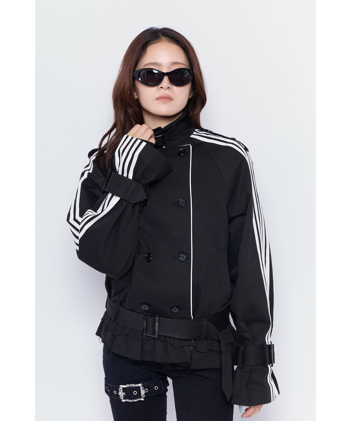 MODEL:170cm/COLOR:BLK/SIZE:F