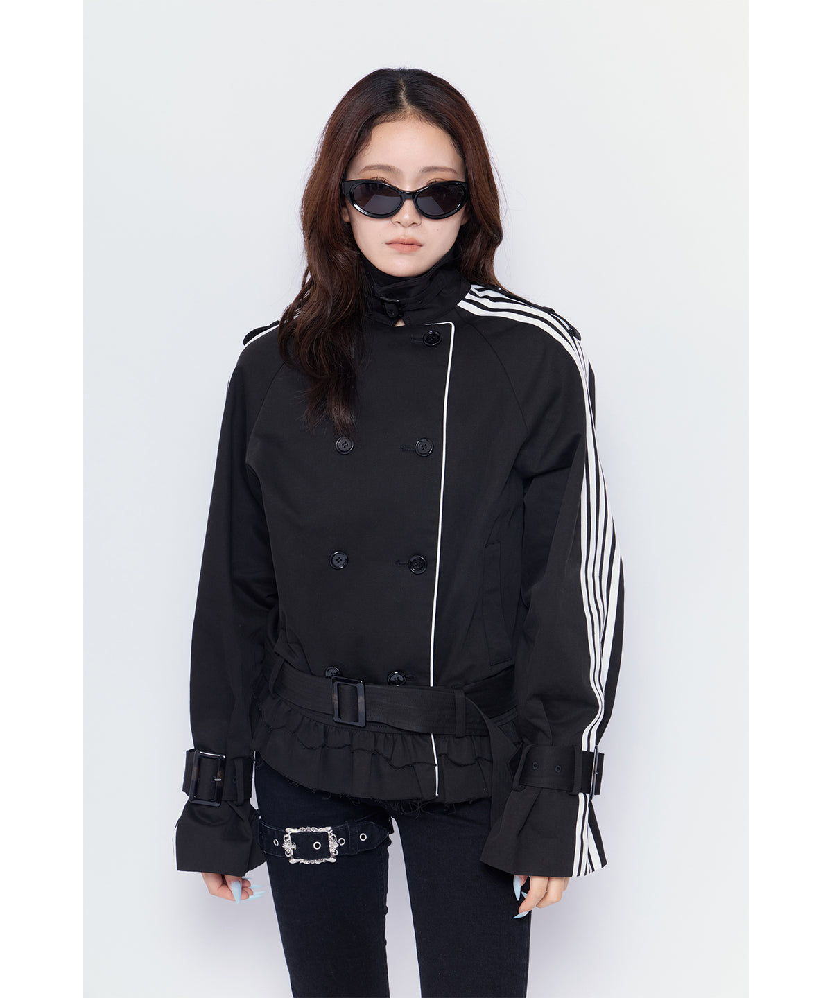 MODEL:170cm/COLOR:BLK/SIZE:F