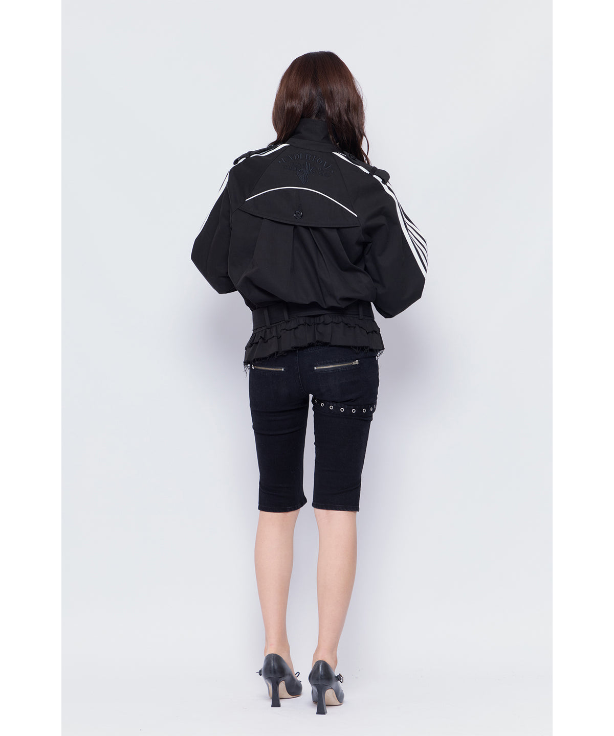 MODEL:170cm/COLOR:BLK/SIZE:S