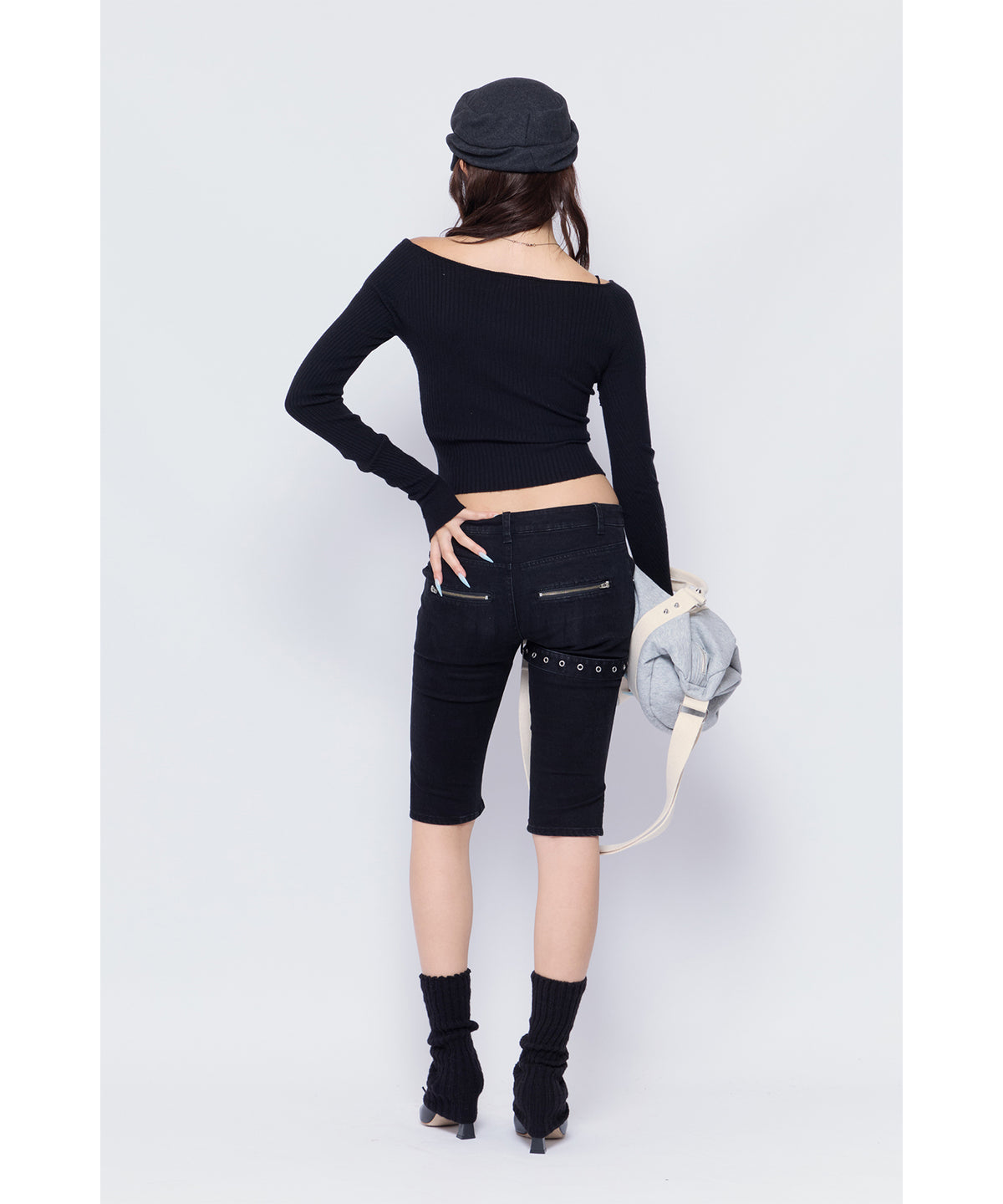 MODEL:170cm/COLOR:BLK/SIZE:S