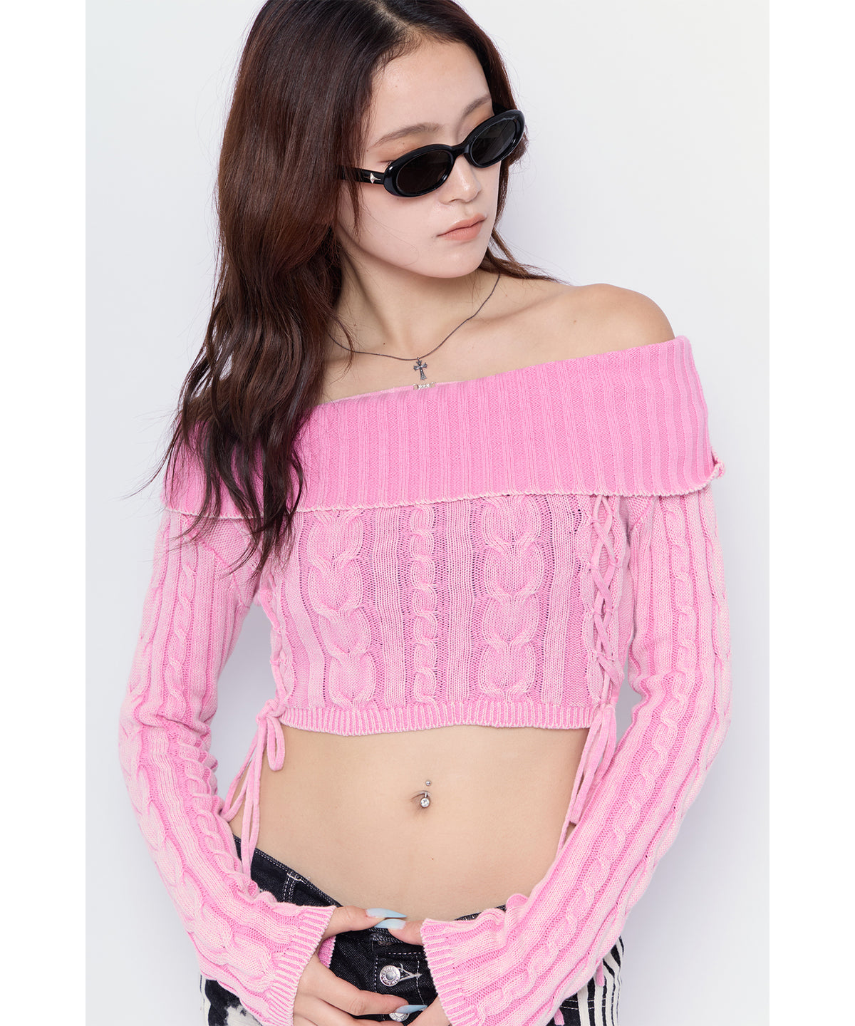 MODEL:170cm/COLOR:PNK/SIZE:F