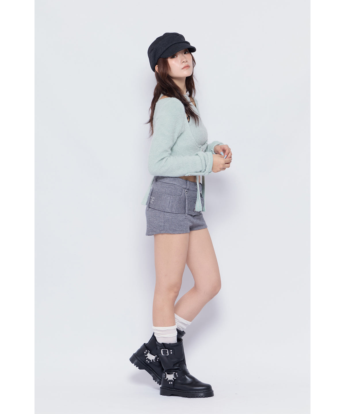 MODEL:170cm/COLOR:L/TRQ/SIZE:F