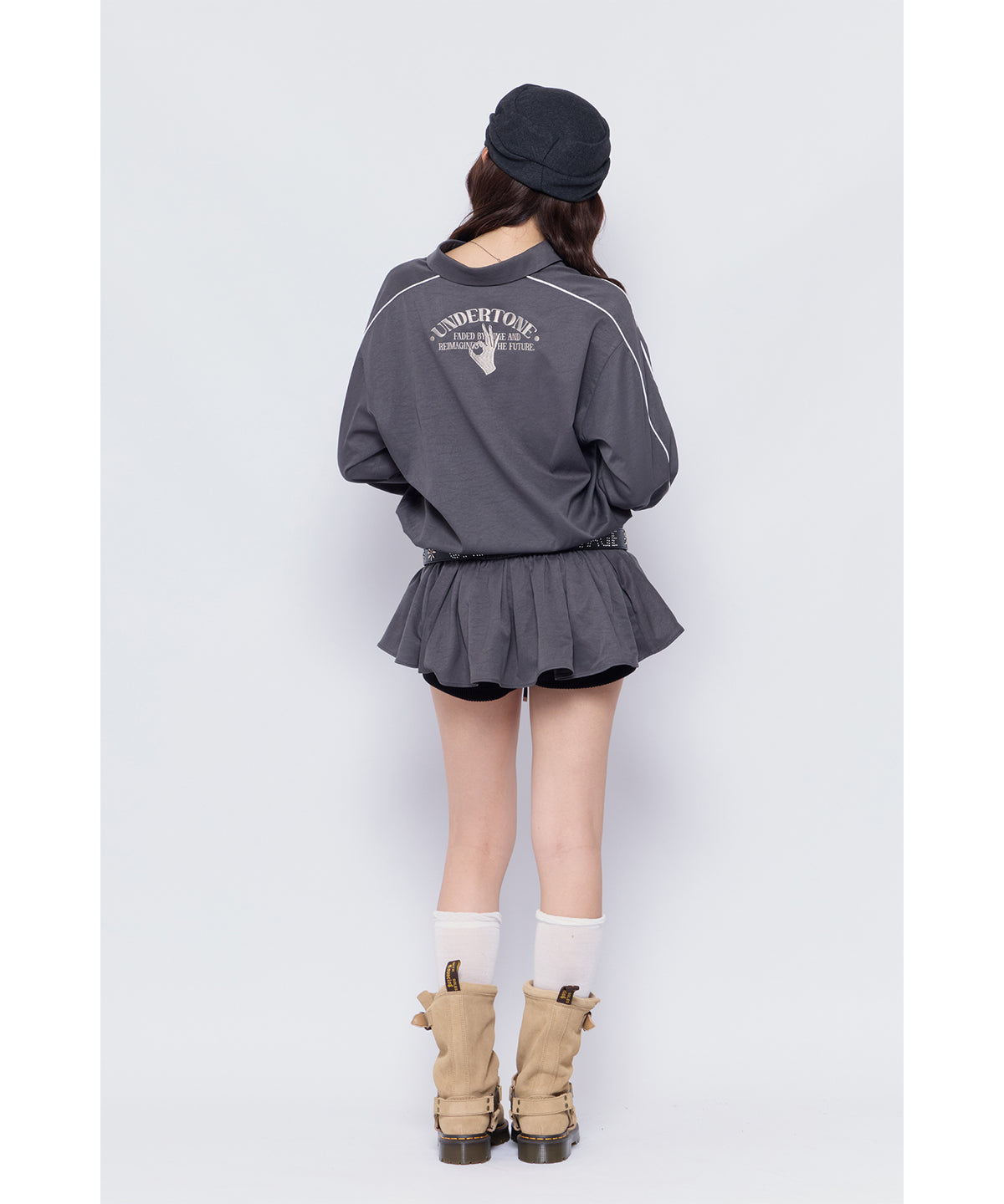 MODEL:170cm/COLOR:BLK/SIZE:F