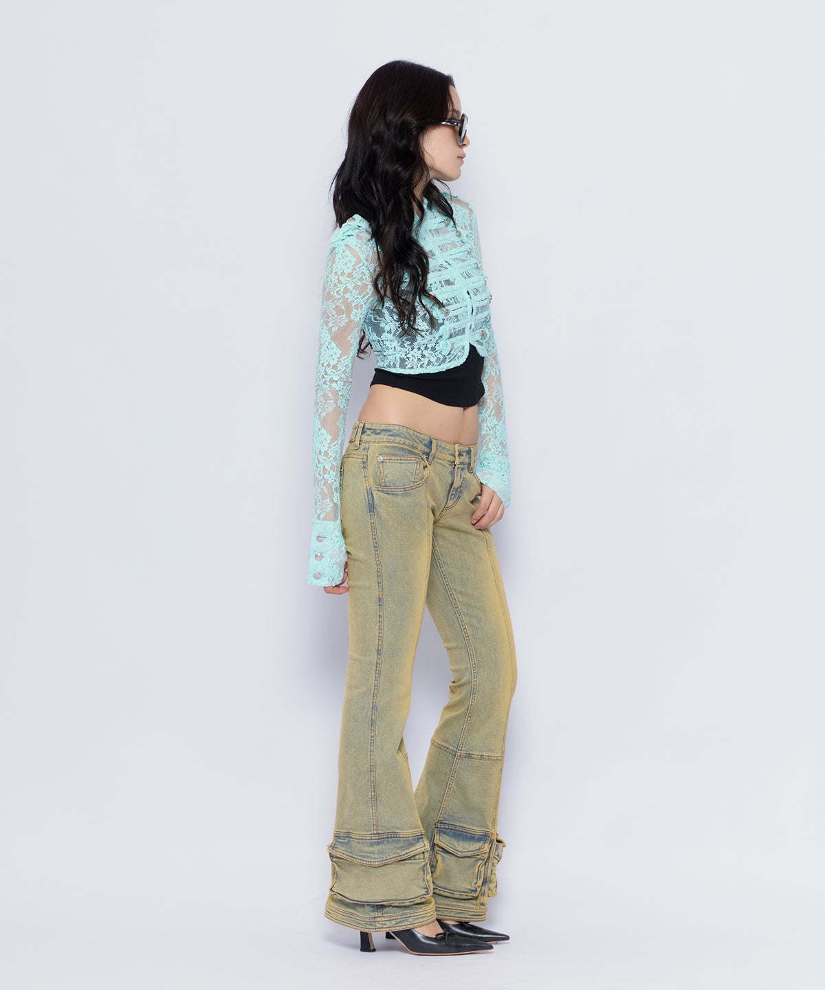 MODEL:170cm/COLOR:L/BLU/SIZE:S