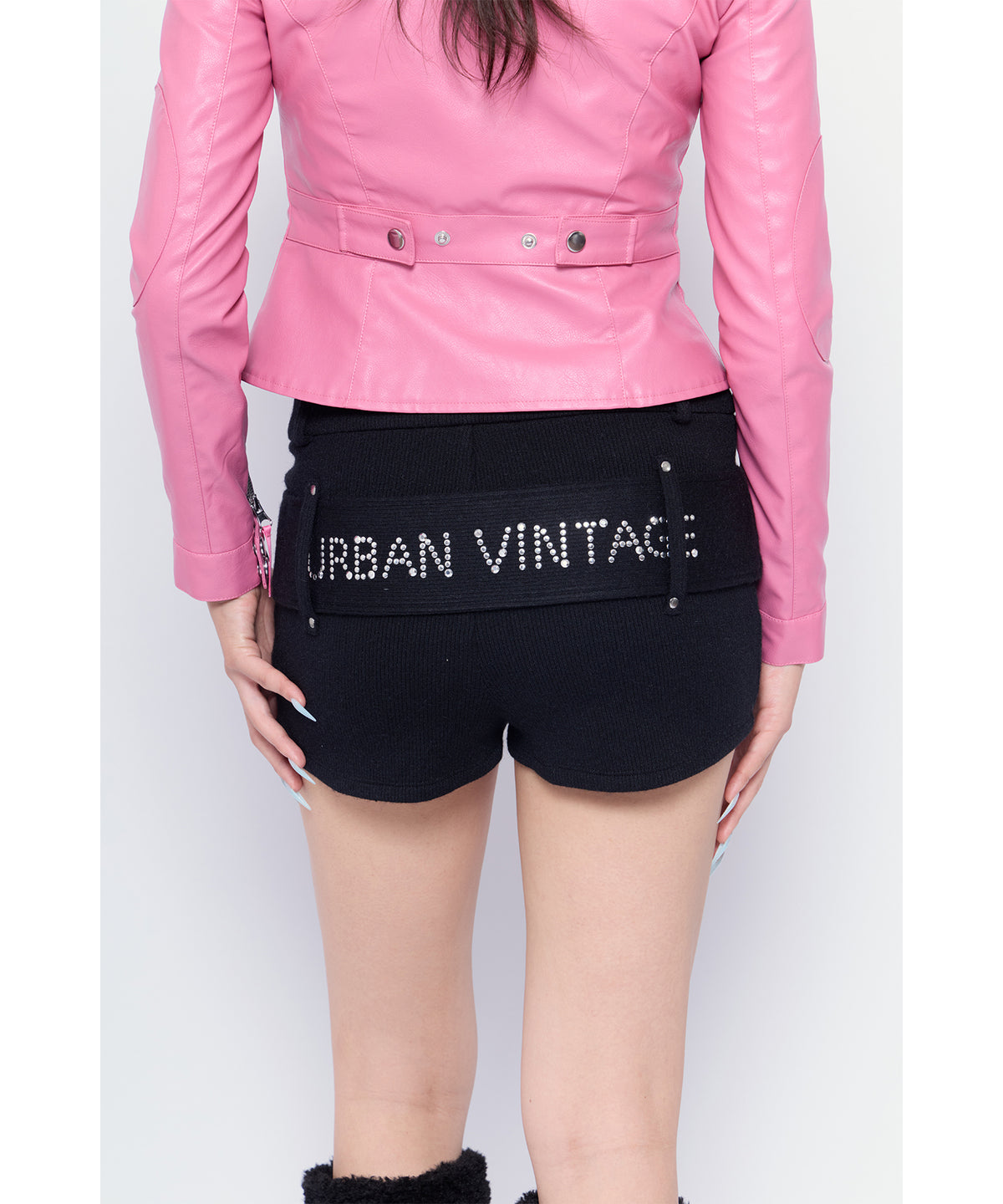 MODEL:170cm/COLOR:BLK/SIZE:F