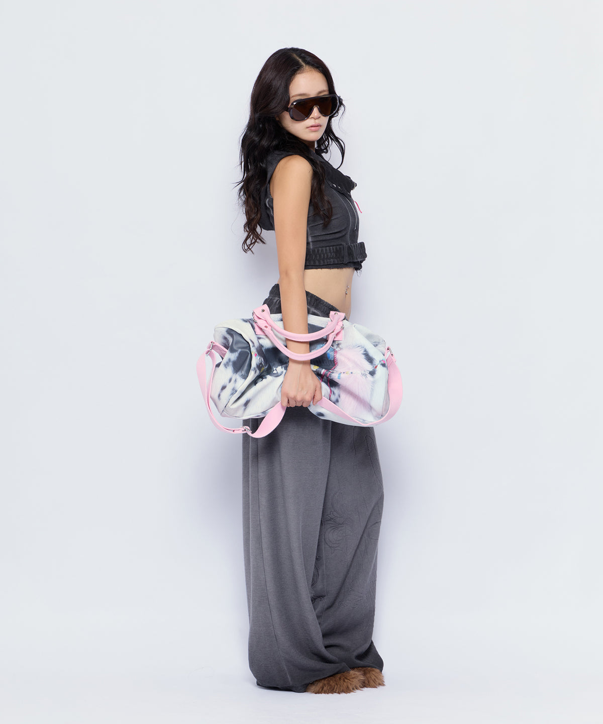 MODEL:170cm/COLOR:BLK/SIZE:F