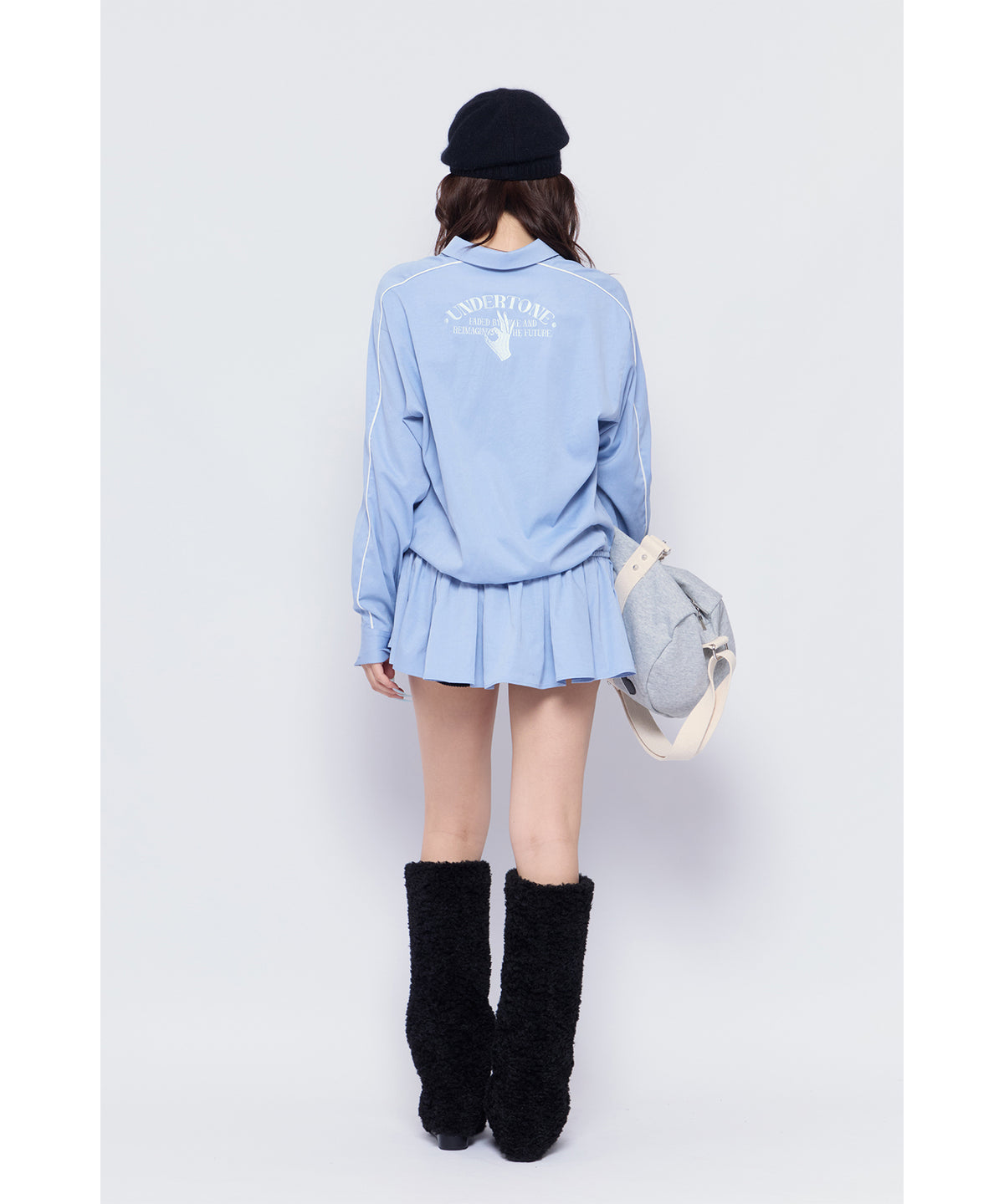 MODEL:170cm/COLOR:BLU/SIZE:F