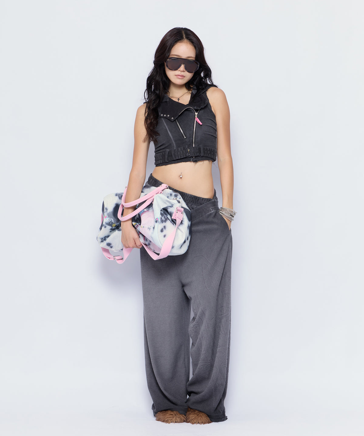 MODEL:170cm/COLOR:BLK/SIZE:F