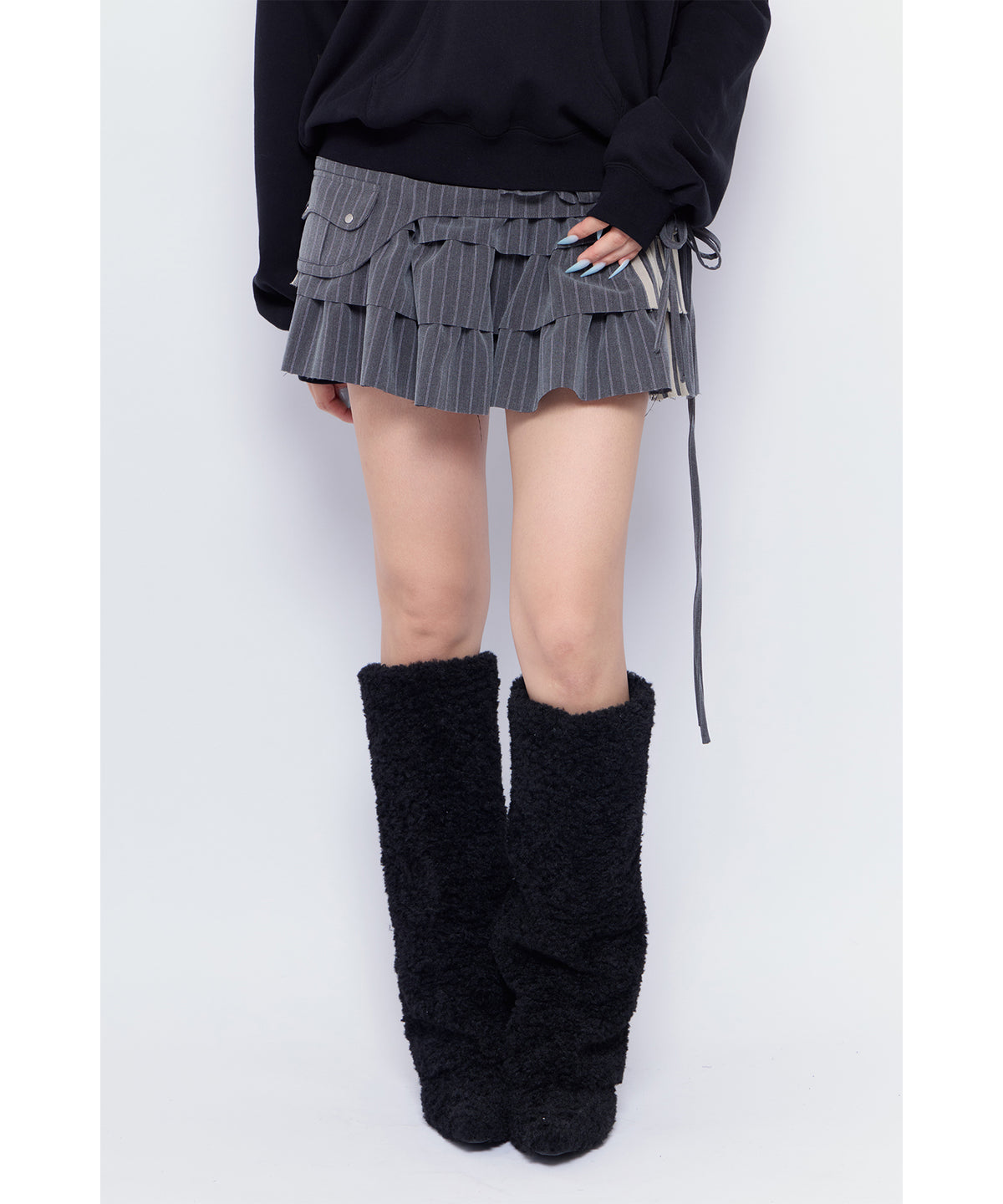 MODEL:170cm/COLOR:GRY/SIZE:S