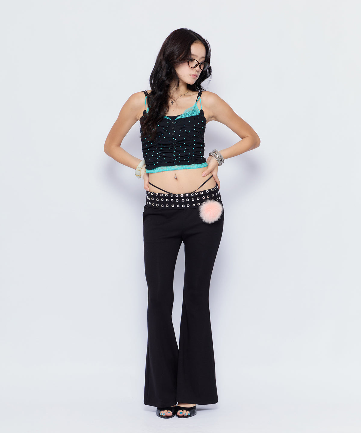 MODEL:170cm/COLOR:BLK/SIZE:F