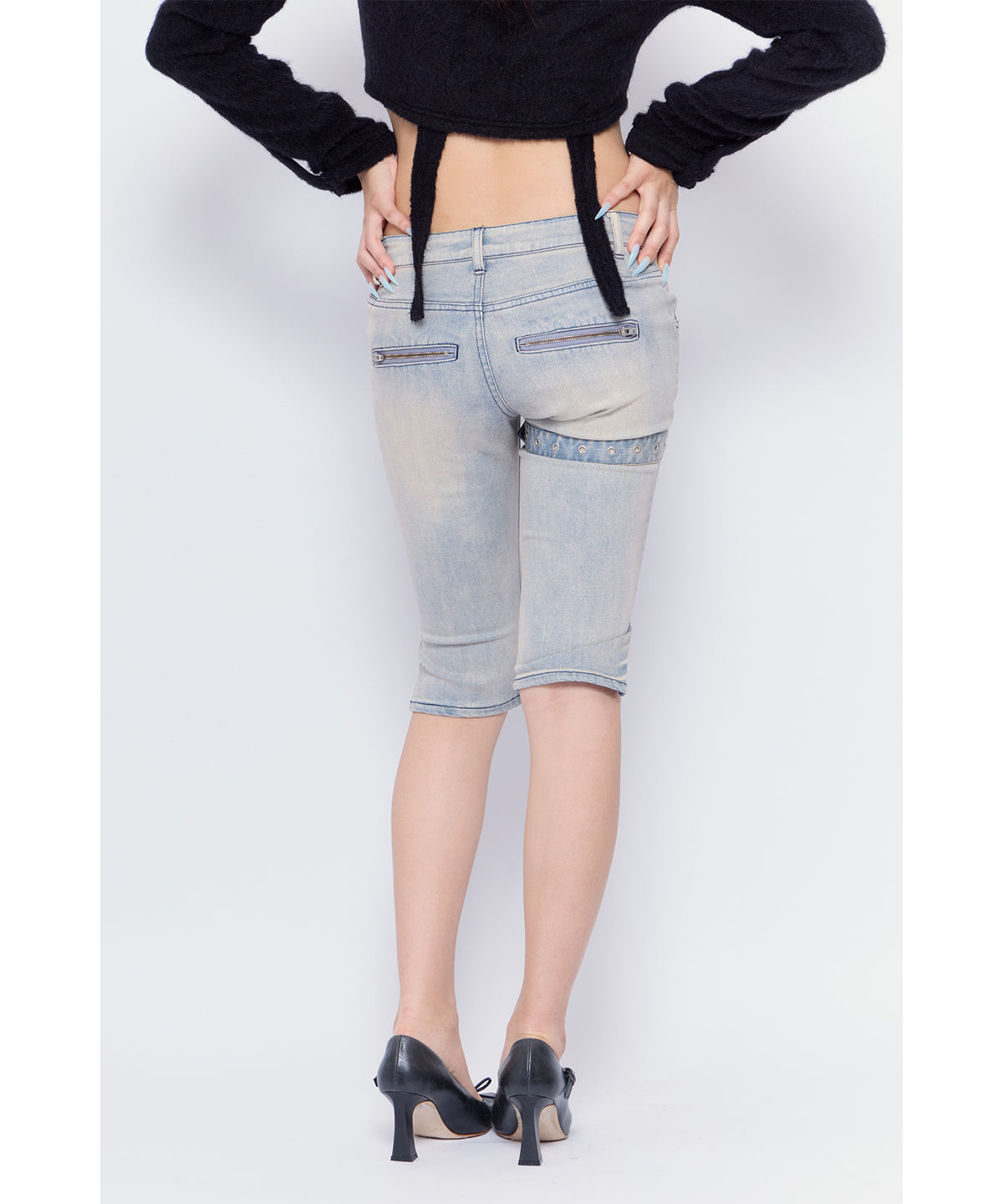 MODEL:170cm/COLOR:BLU/SIZE:S