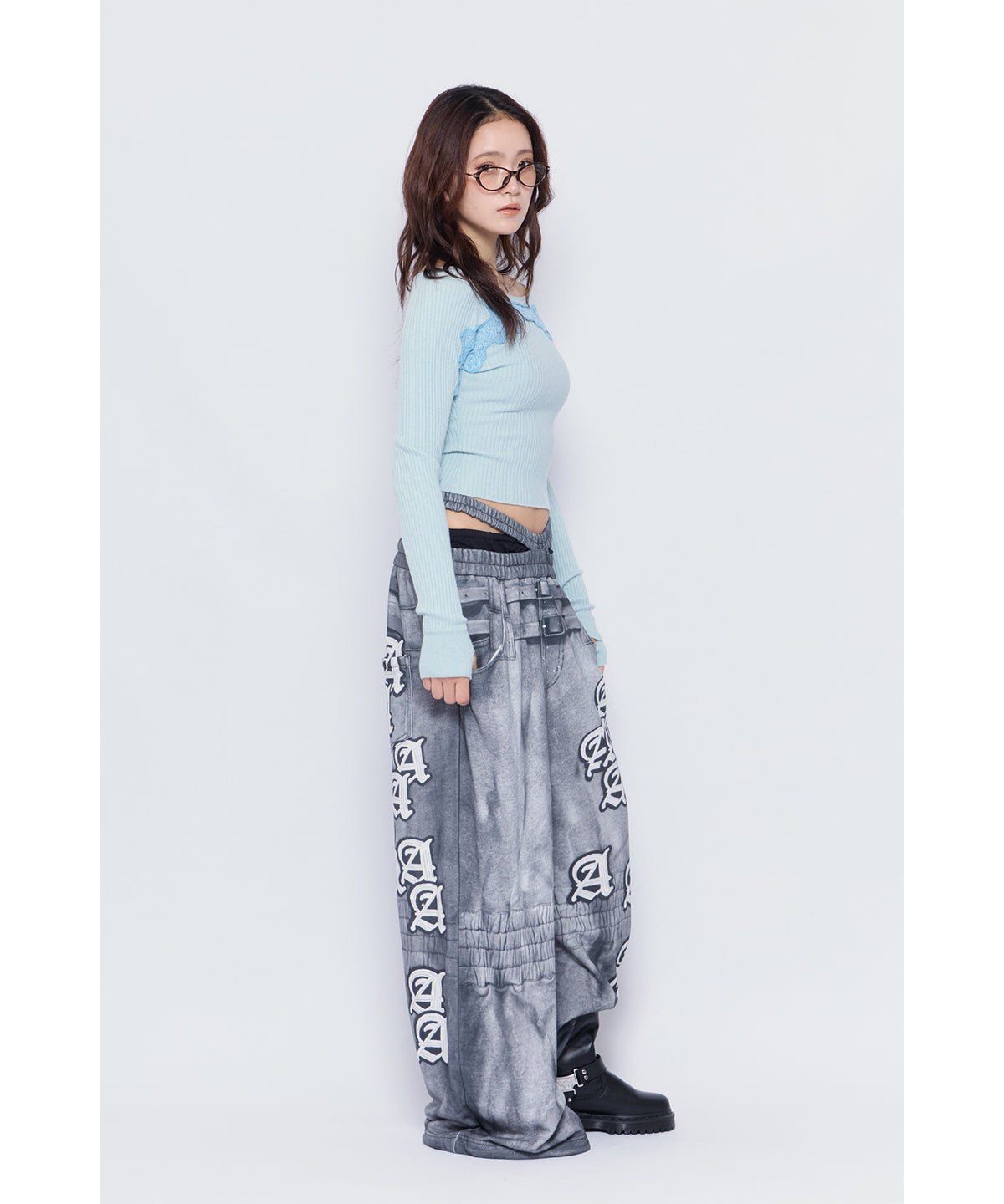 MODEL:170cm/COLOR:L/BLU/SIZE:F