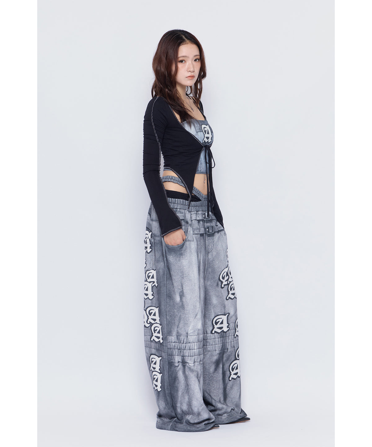 MODEL:170cm/COLOR:D/GRY/SIZE:F