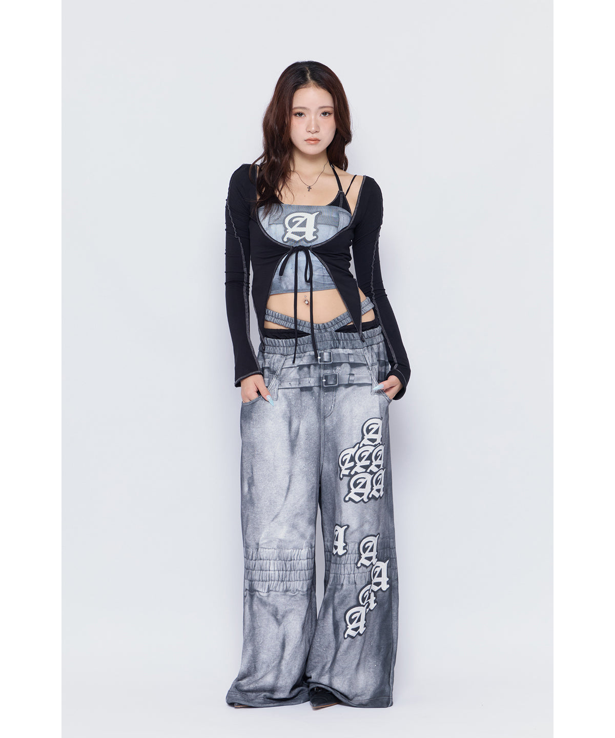 MODEL:170cm/COLOR:D/GRY/SIZE:F