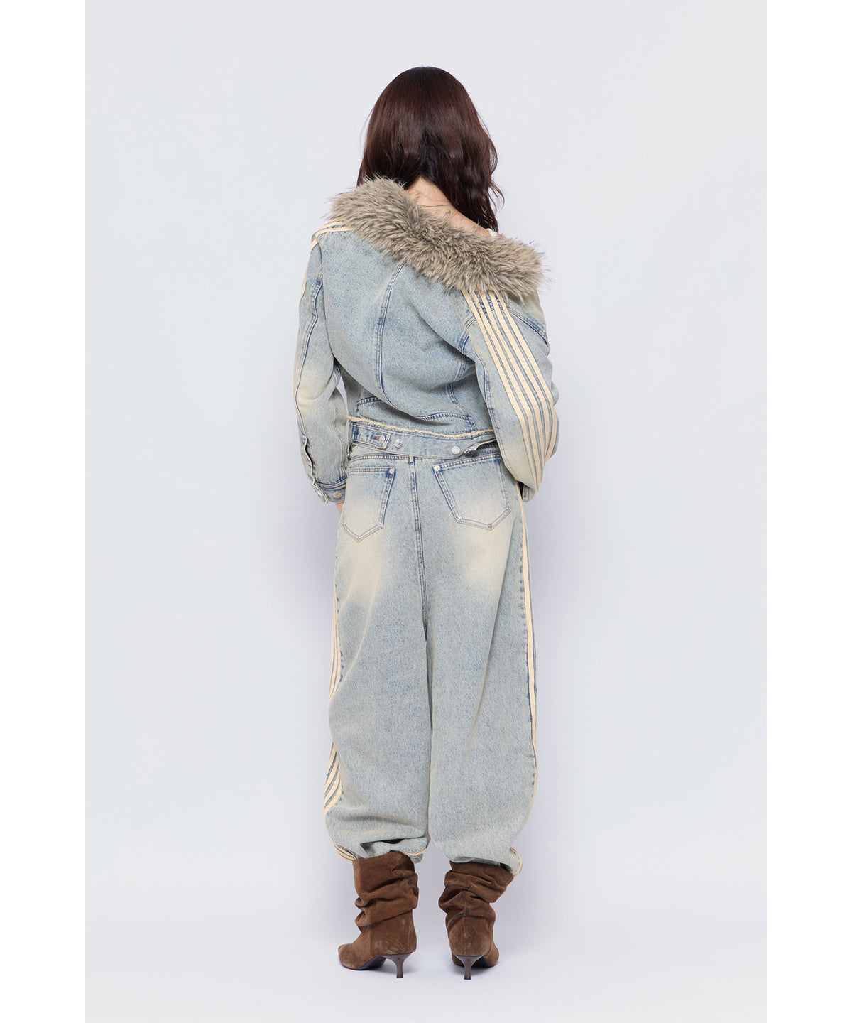 MODEL:170cm/COLOR:BLU/SIZE:S