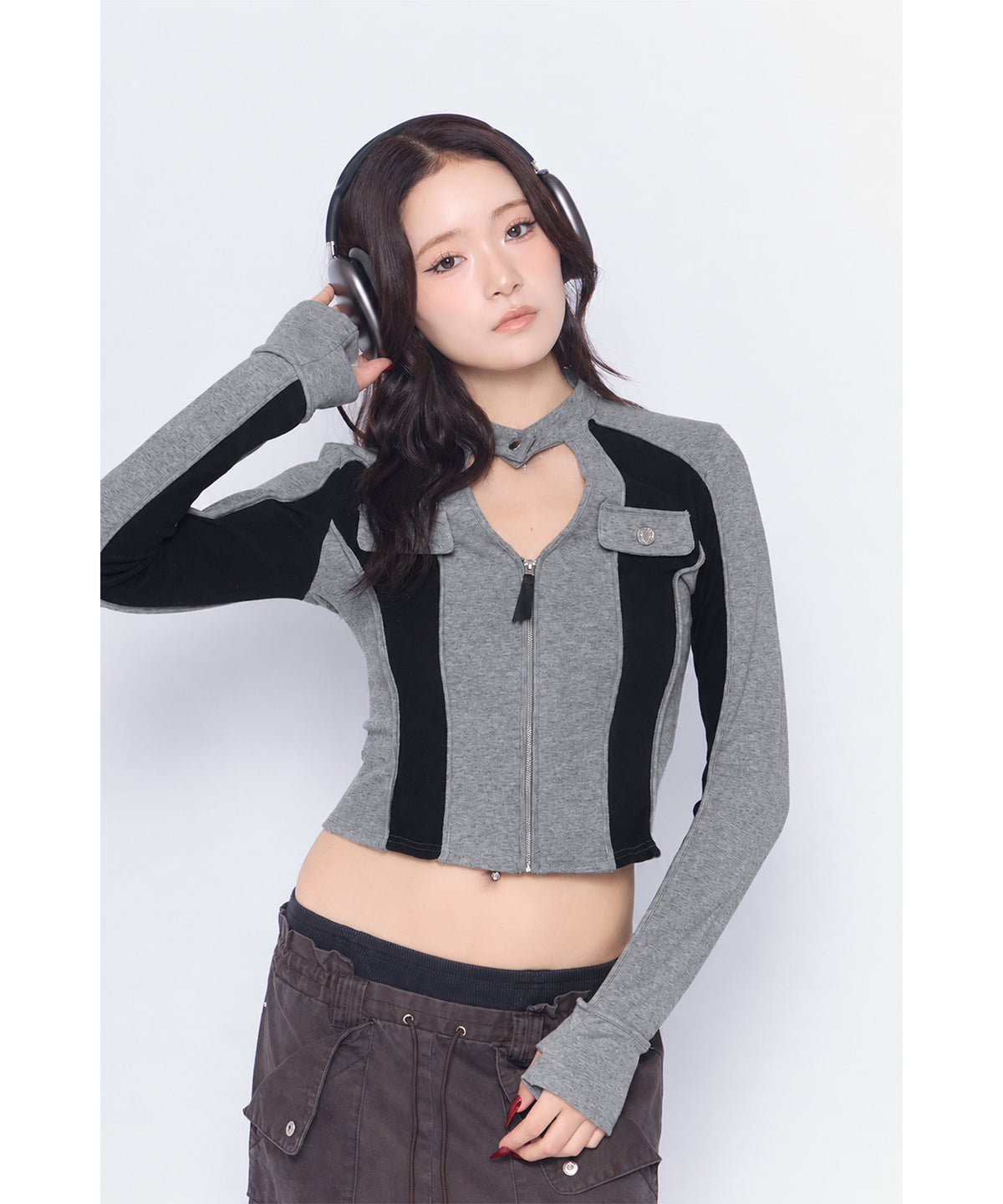 MODEL:170cm/COLOR:BLK/SIZE:F