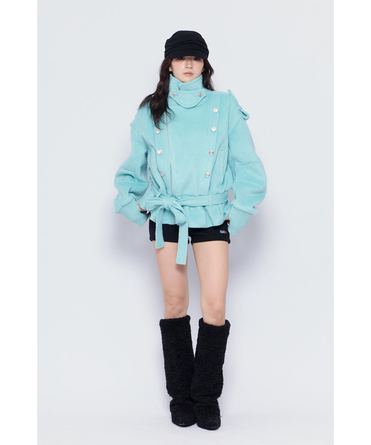 MODEL:170cm/COLOR:L/TRQ/SIZE:F