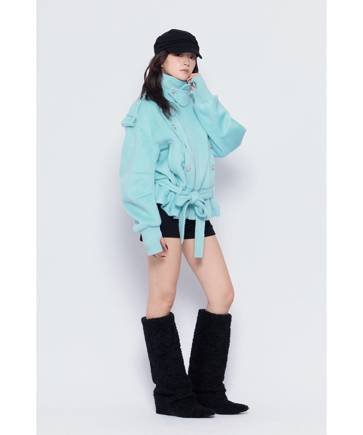 MODEL:170cm/COLOR:L/TRQ/SIZE:F