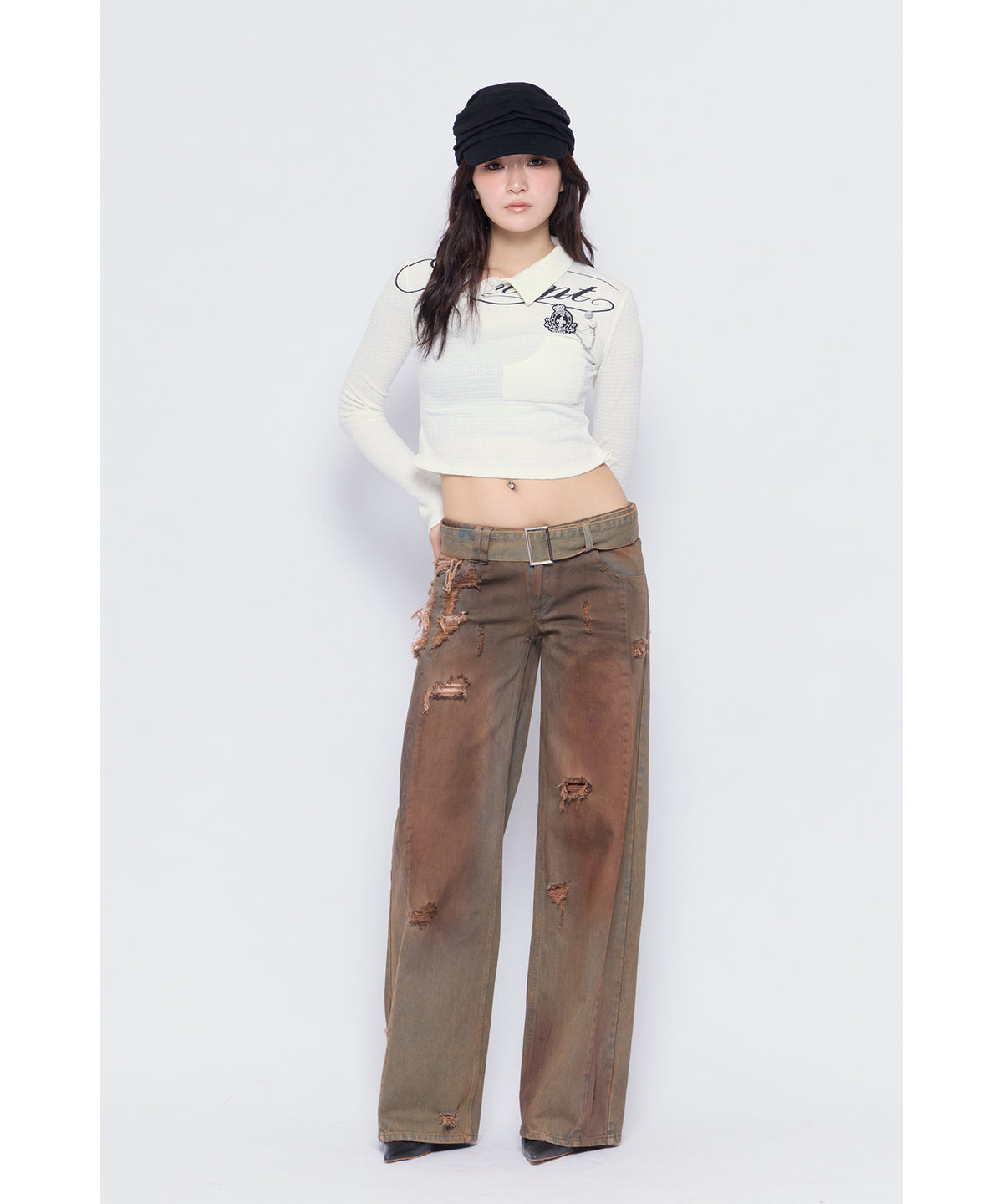 MODEL:170cm/COLOR:KHA/SIZE:M