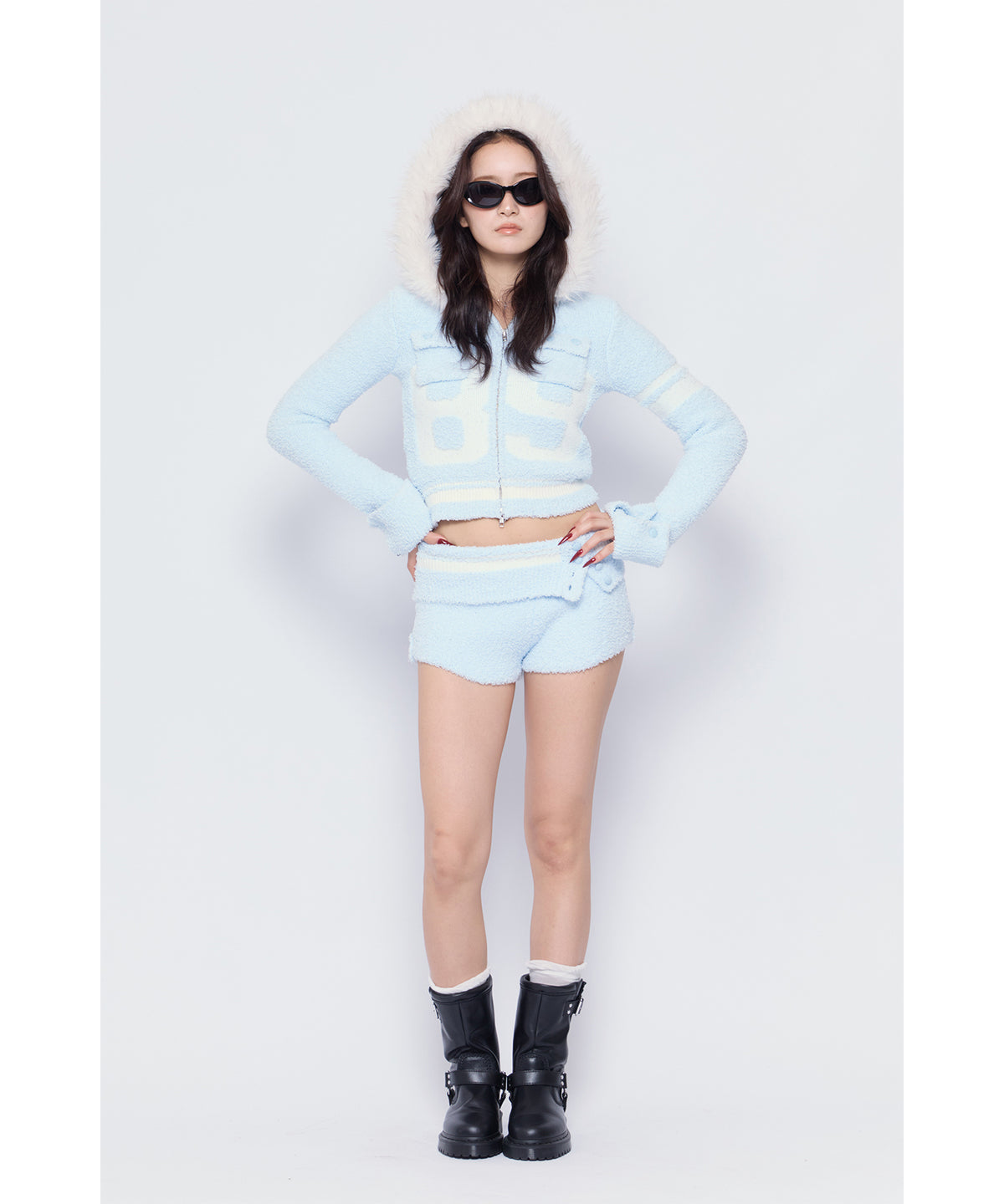 MODEL:170cm/COLOR:L/BLU/SIZE:F