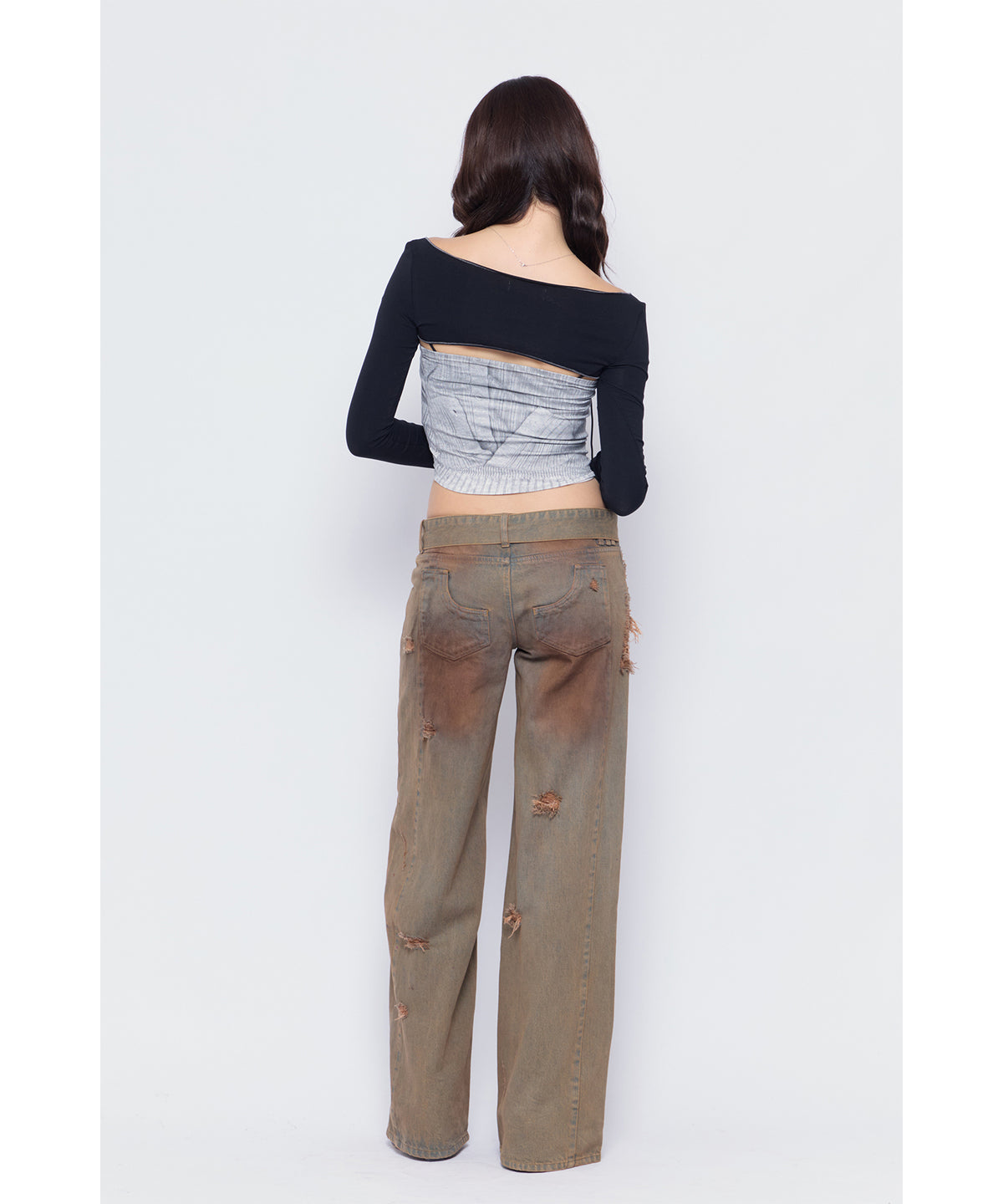 MODEL:170cm/COLOR:KHA/SIZE:M